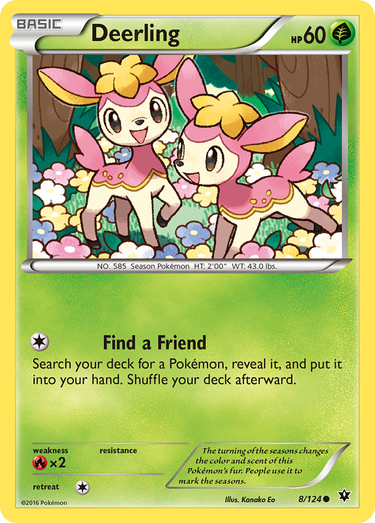 Fates Collide Deerling #8/124
